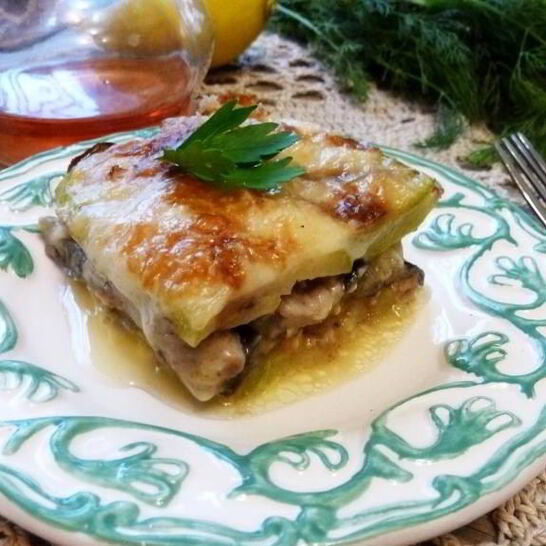 Рецепт лазанья из кабачков и баклажанов