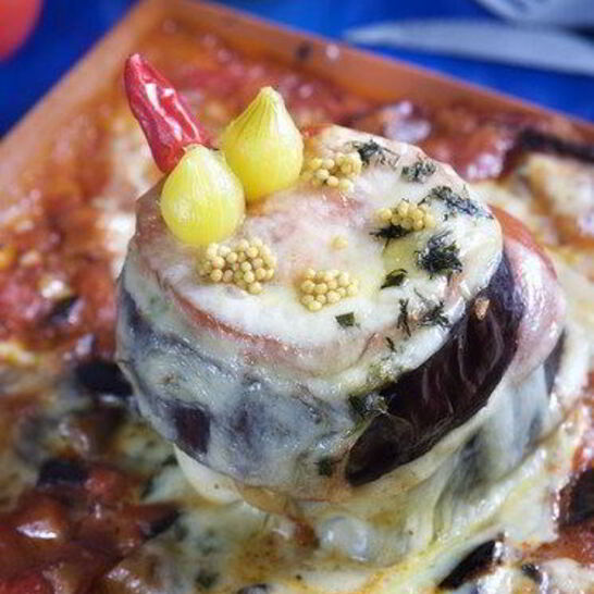 Рецепт лазанья из овощей на гриле и моцареллы