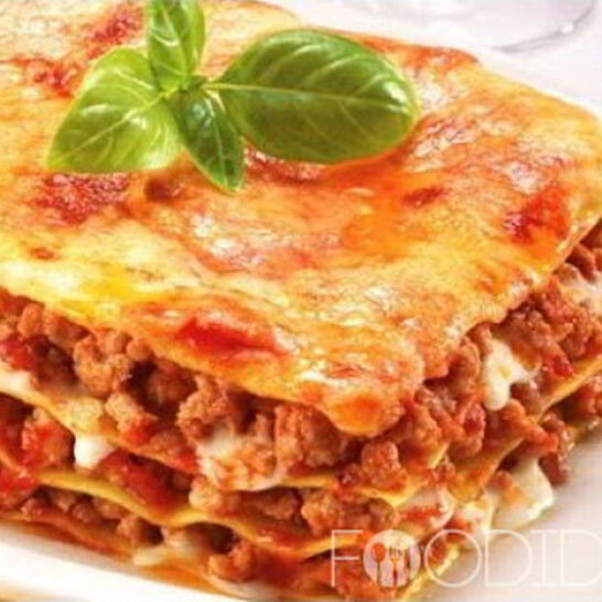 Рецепт лазанья классическая с мясом