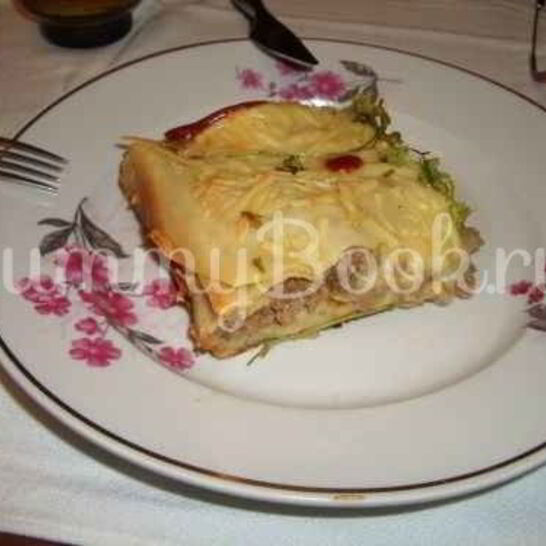 Рецепт лазанья с фаршем и соусом бешамель