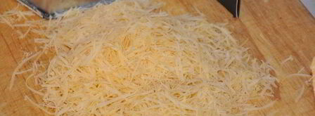 лазанья с кабачками и помидорами с сыром джюгас. Шаг 3