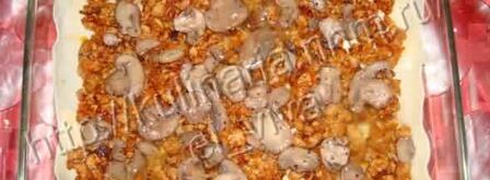 лазанья с курицей и грибами. Шаг 63