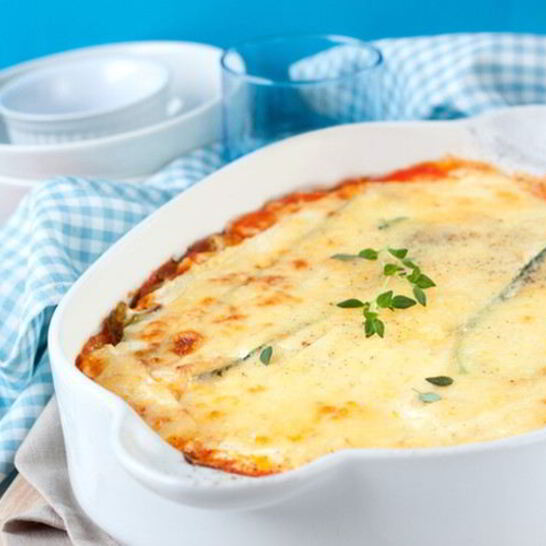 Рецепт лазанья с курицей и кабачком