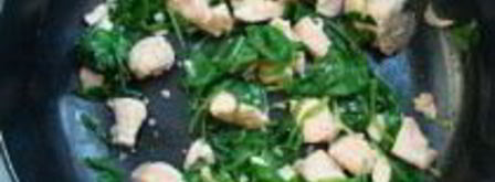 лазанья с лососем и шпинатом. Шаг 2