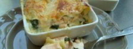 лазанья с лососем и шпинатом. Шаг 10