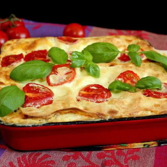 Рецепт лазанья с мясным соусом и томатами