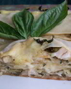 Лазанья с цукини и курицей