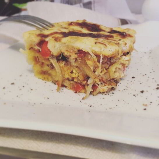 Рецепт лазанья с вешенками под соусом бешамель