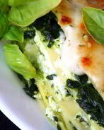 Лазанья со шпинатом и рикоттой