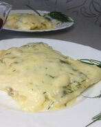 Сырная лазанья