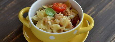 быстрая паста с консервированным тунцом. Шаг 5