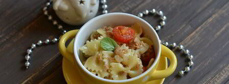 быстрая паста с консервированным тунцом. Шаг 6