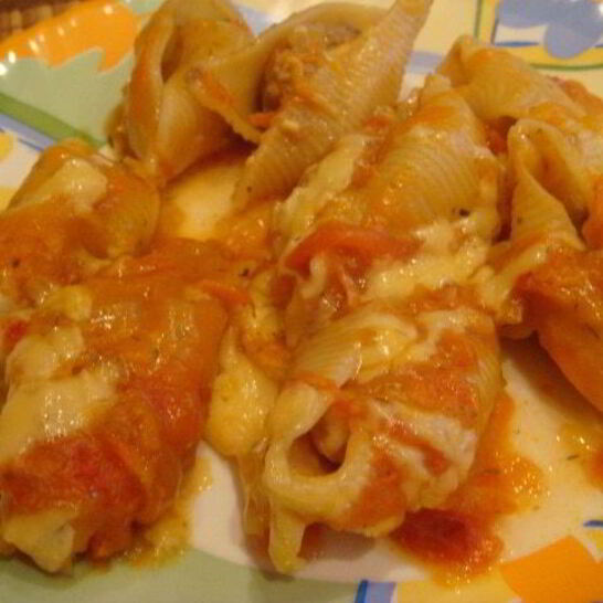 Рецепт фаршированные макароны-ракушки