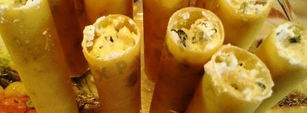 каннеллони под соусом бешамель с рикоттой и шпинатом. Шаг 5