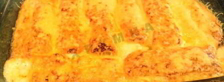 каннеллони под соусом бешамель с рикоттой и шпинатом. Шаг 8