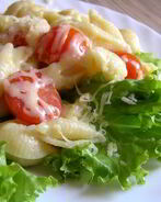 Лимонная паста с черри