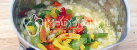 макароны перья с овощной подливой. Шаг 2