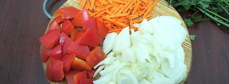 макароны с фаршем и помидорами. Шаг 4