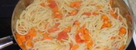 макароны с консервированной сайрой. Шаг 8