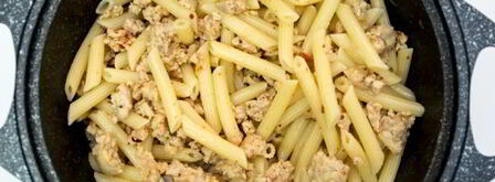 макароны с куриным фаршем. Шаг 8