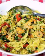 Макароны с мидиями