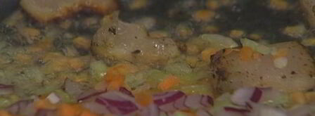 макароны с мясным соусом и яйцом пашот. Шаг 7