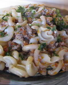 Макароны с мясом