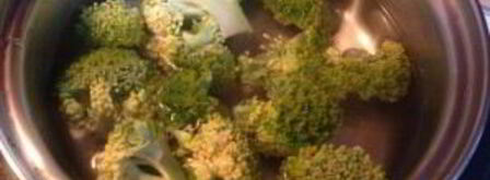 макароны с соусом из брокколи и креветками. Шаг 2