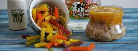 макароны с тушенкой в мультиварке. Шаг 2