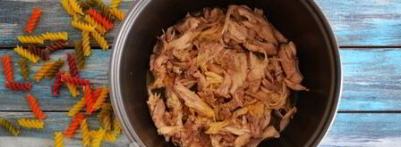 макароны с тушенкой в мультиварке. Шаг 3