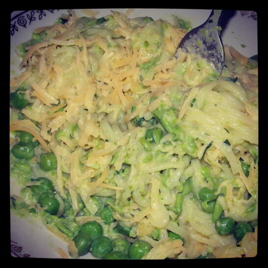 Рецепт нежная зеленая паста