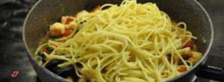 паста фрутти ди маре. Шаг 8