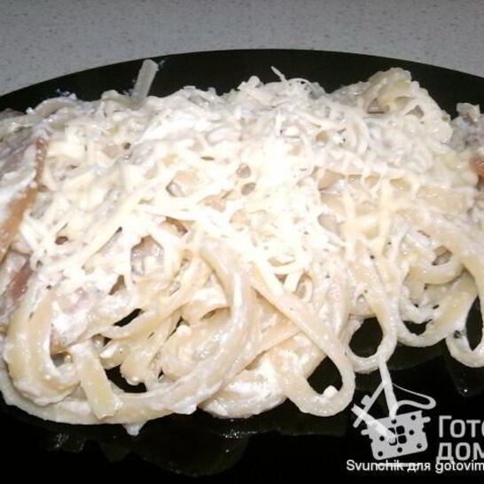 Рецепт паста карбонара без яиц