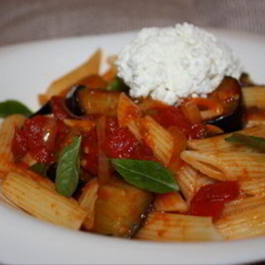 Рецепт паста с баклажанами