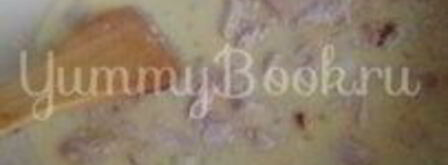 паста с копченой грудкой и плавленым сыром. Шаг 3