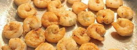 паста с креветками фетучини в сливочном соусе. Шаг 4