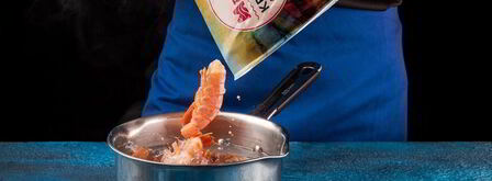 паста с креветками и сливочным соусом. Шаг 2