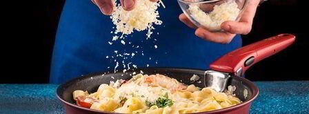 паста с креветками и сливочным соусом. Шаг 9