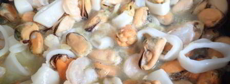 паста с морепродуктами. Шаг 5