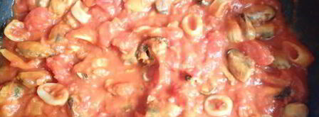 паста с морепродуктами. Шаг 7