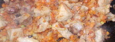 паста с мясом и овощами. Шаг 6