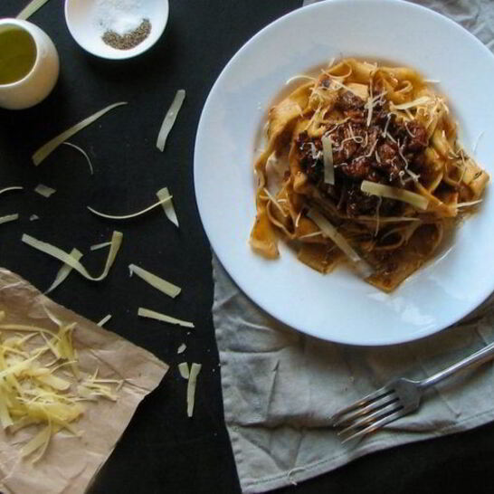 Рецепт паста с мясом