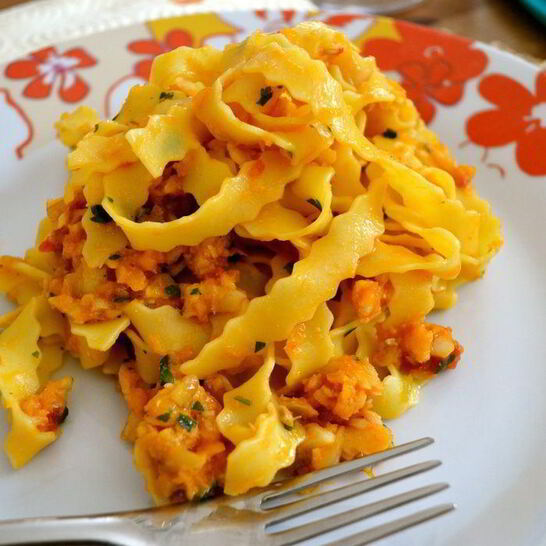 Рецепт паста с рыбным соусом