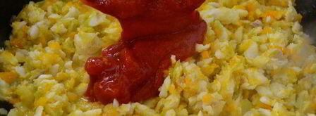 паста с рыбным соусом. Шаг 6