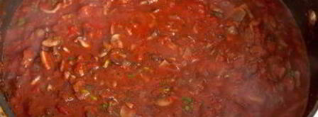 паста с томатно-грибным соусом. Шаг 4