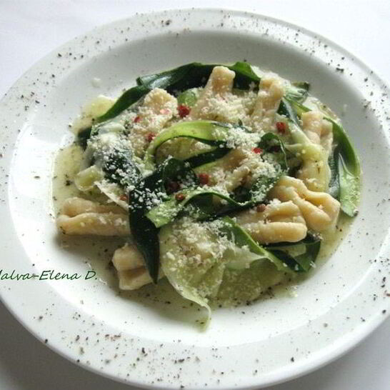 Рецепт паста с цукини, маринованными в лимонном соке