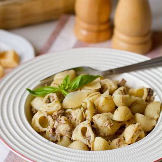 Рецепт паста с тунцом