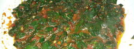 паста триколор со шпинатом и томатным соусом. Шаг 4