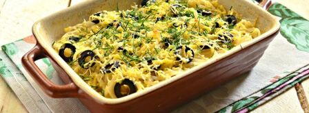 паста в духовке с маслинами. Шаг 3