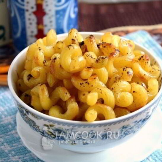 Рецепт сладкие макароны